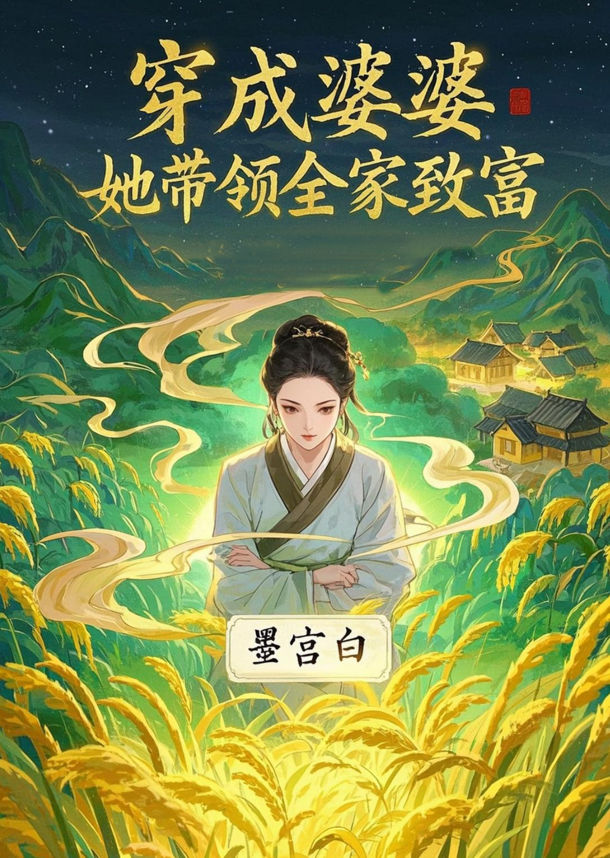 穿成婆婆，她带领全家致富