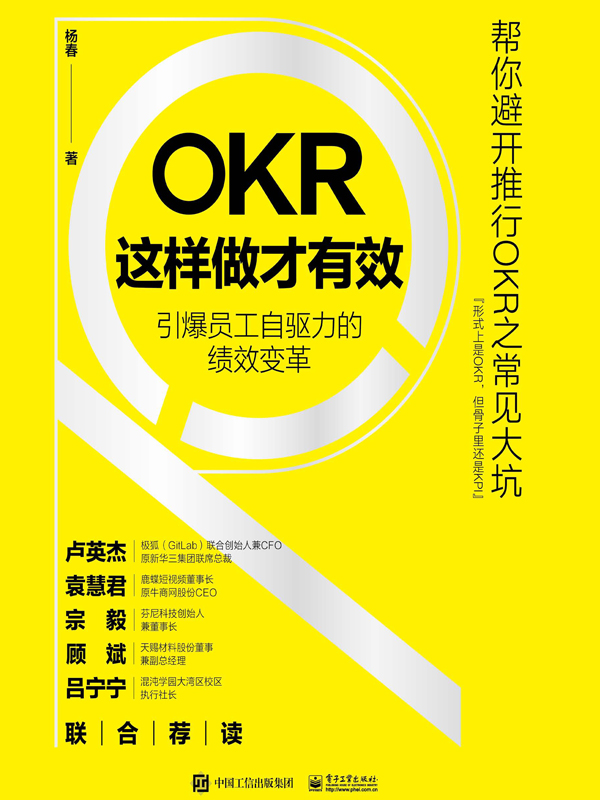 OKR这样做才有效：引爆员工自驱力的绩效变革